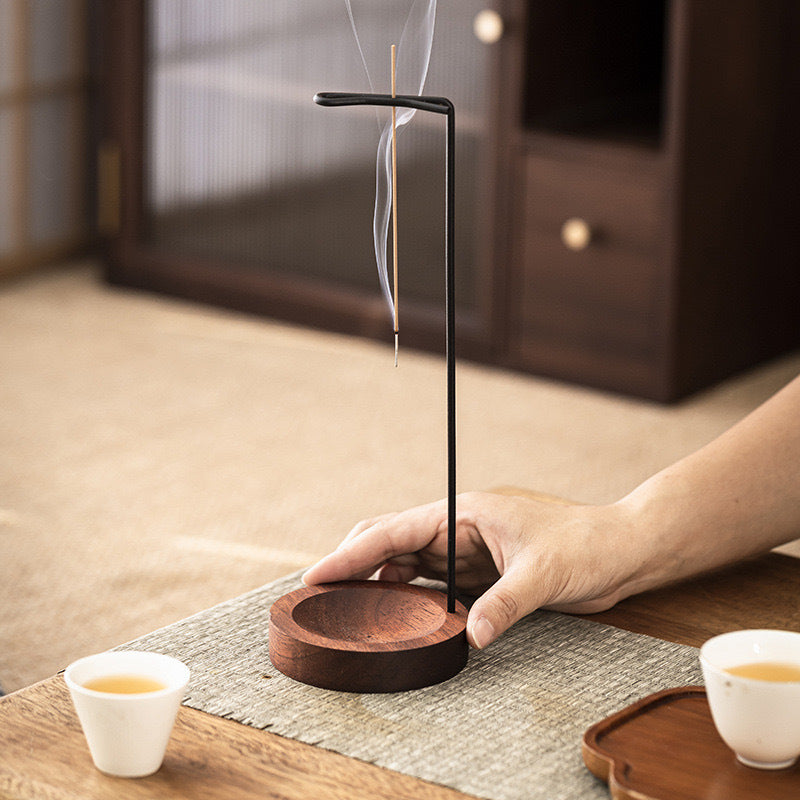 wooden incense burner
