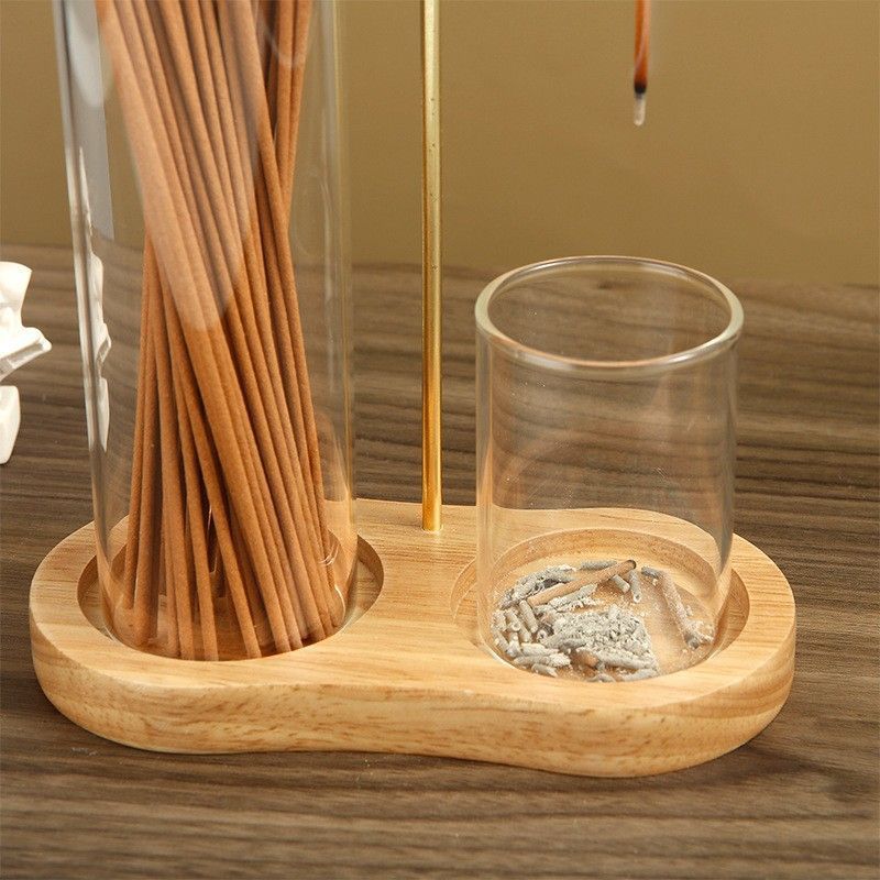 wooden incense burner