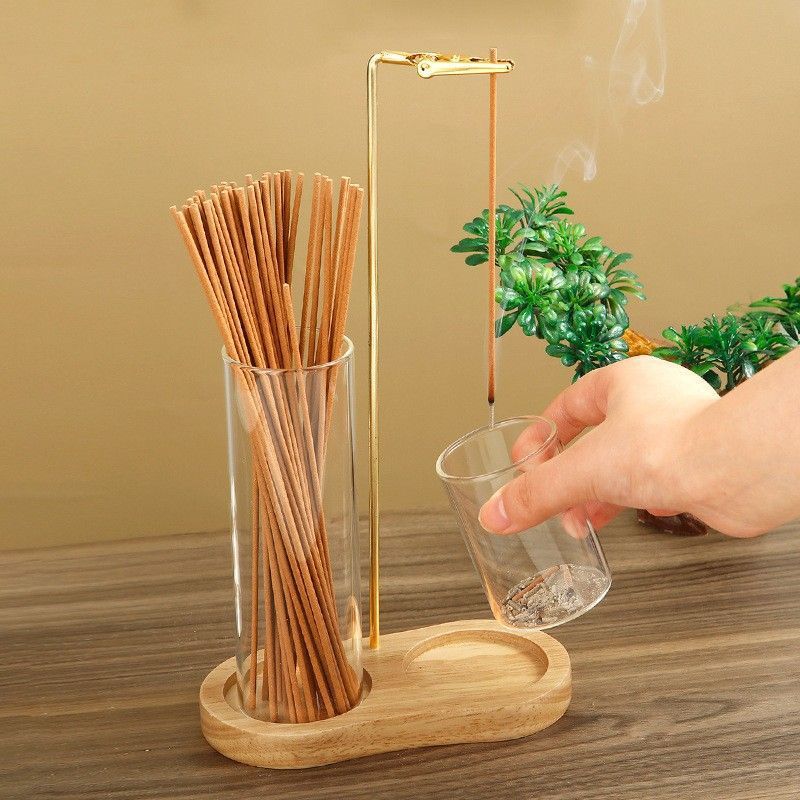 wooden incense burner