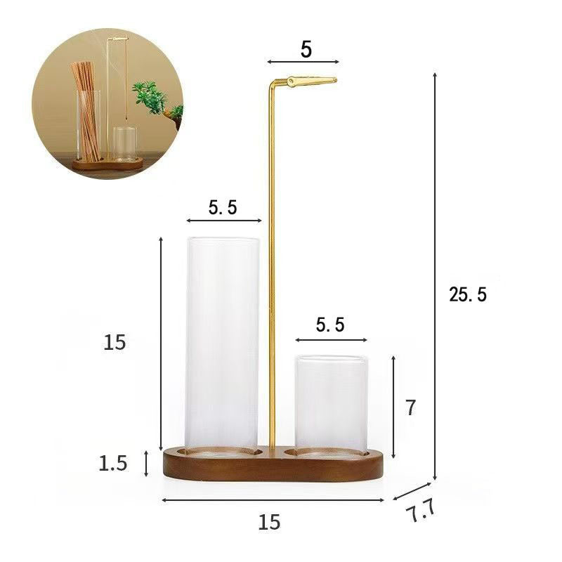 wooden incense burner