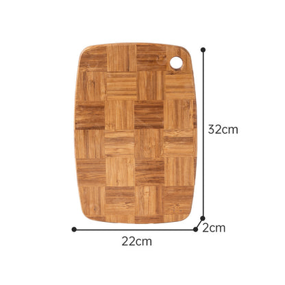Wooden Kitchen Cutting Board with Holes Non-Slip Design