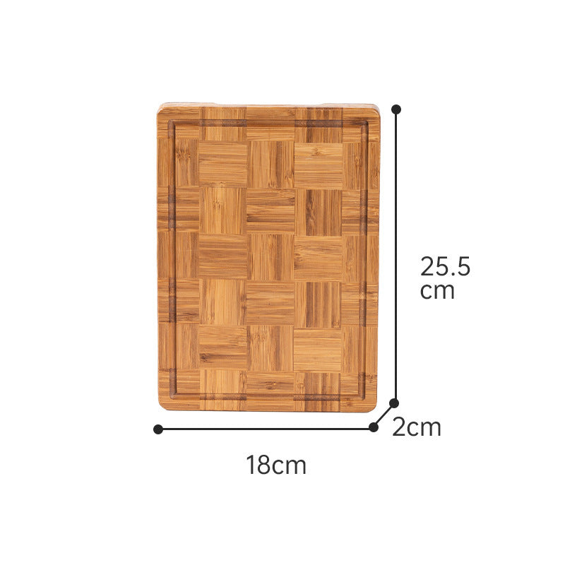 Wooden Kitchen Cutting Board with Holes Non-Slip Design