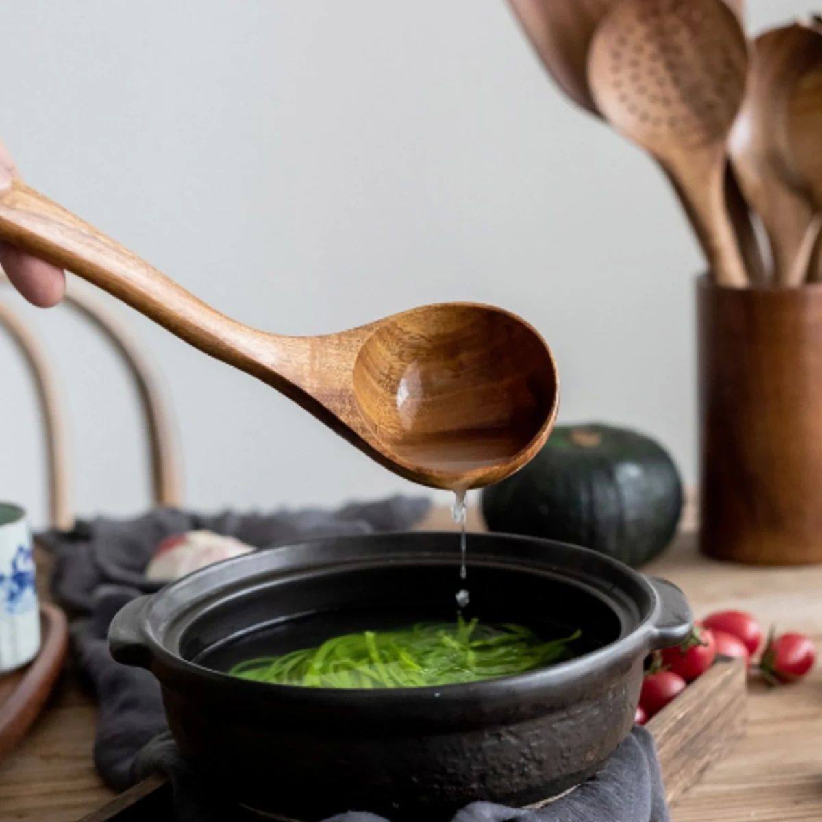 Wooden Kitchenware Cooking