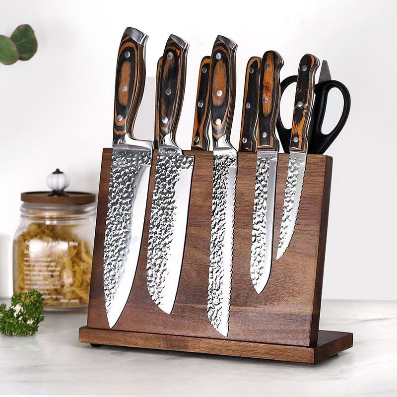 wooden knife holder