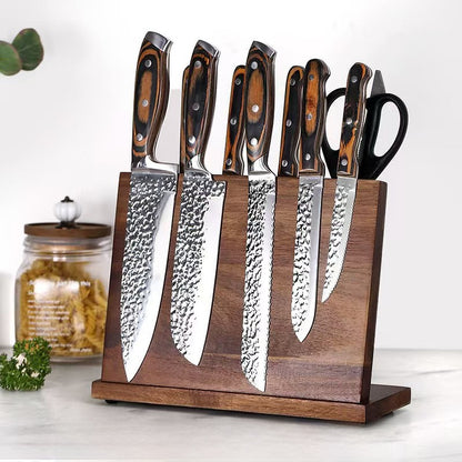 wooden knife holder