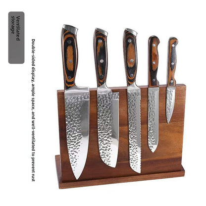 wooden knife holder