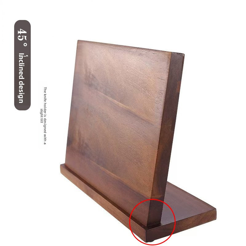 wooden knife holder