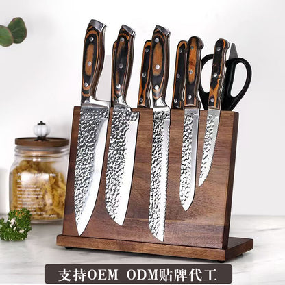wooden knife holder