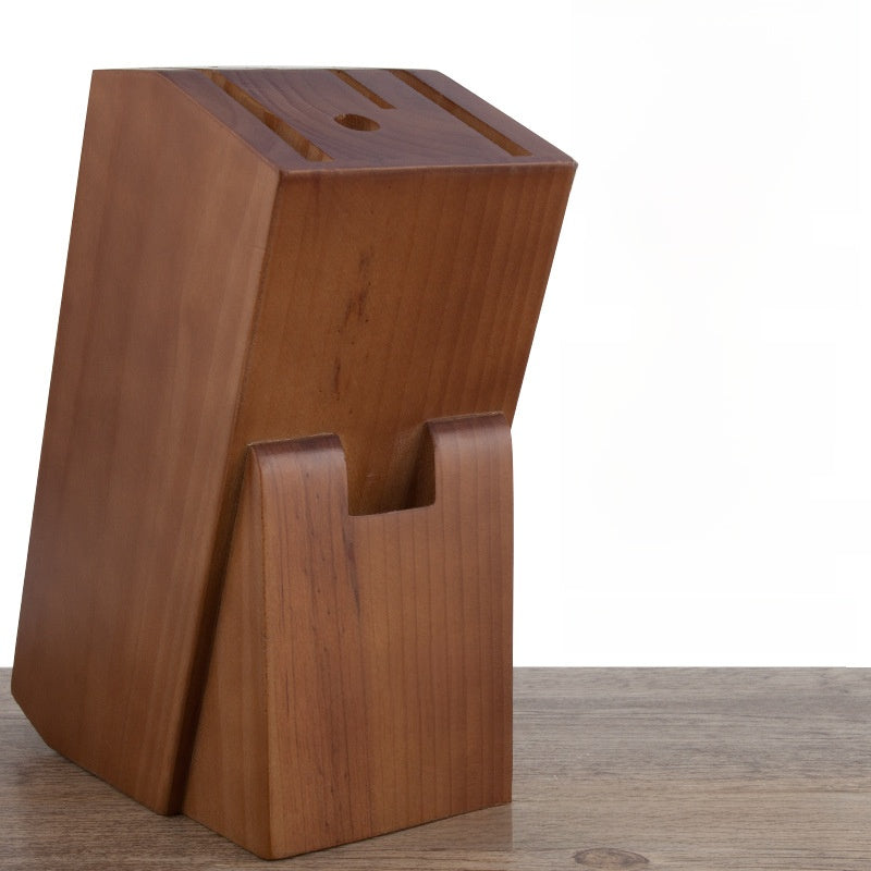 Wooden knife holder