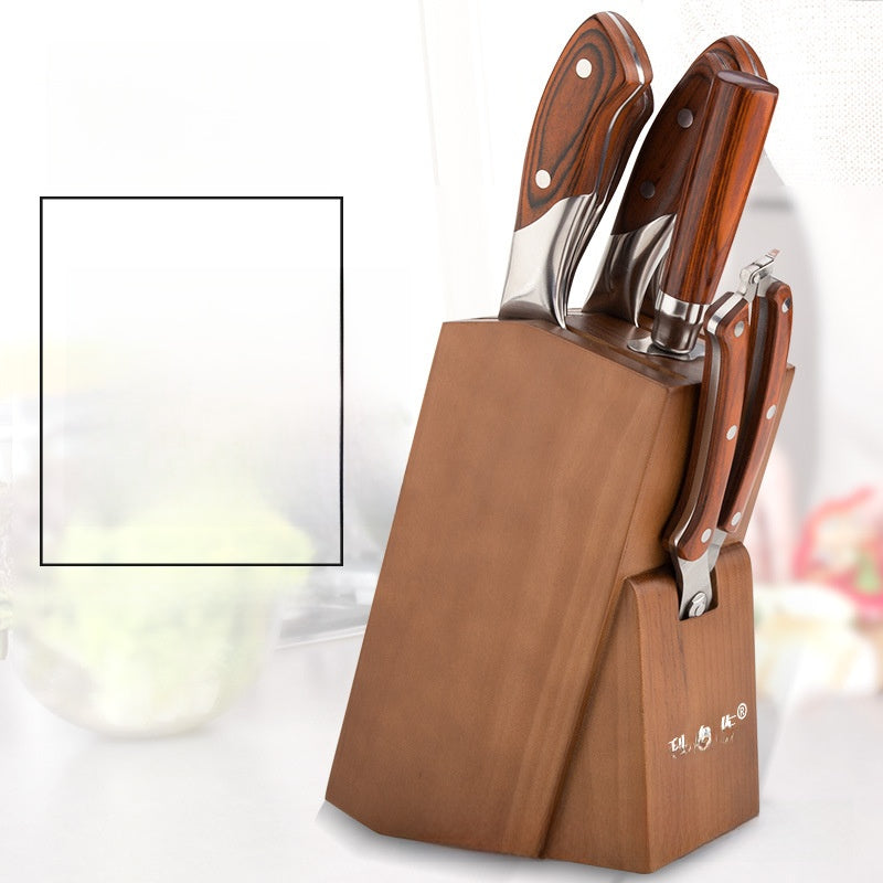 Wooden knife holder