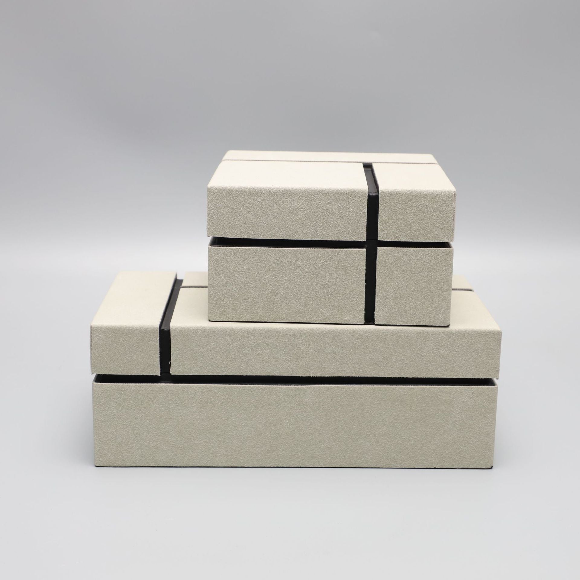 Wooden Leather Jewelry Storage Box