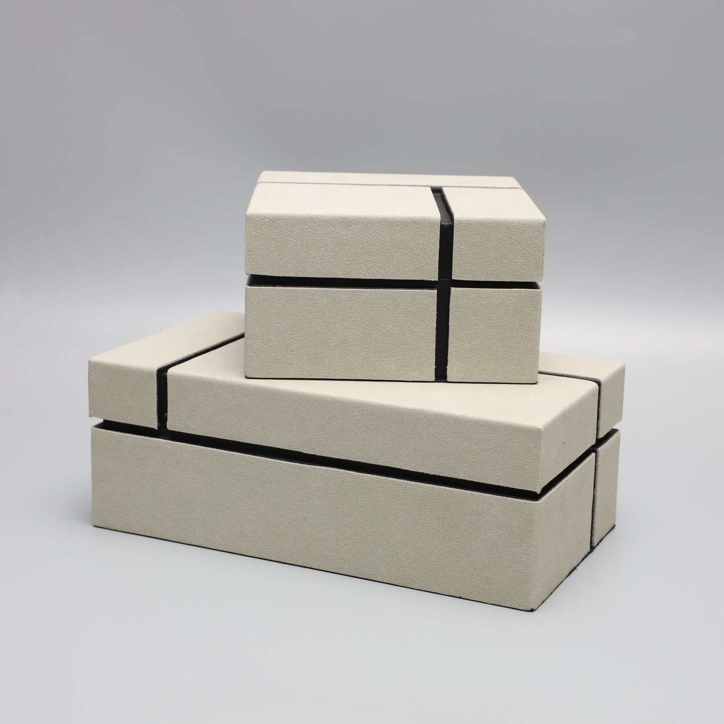 Wooden Leather Jewelry Storage Box