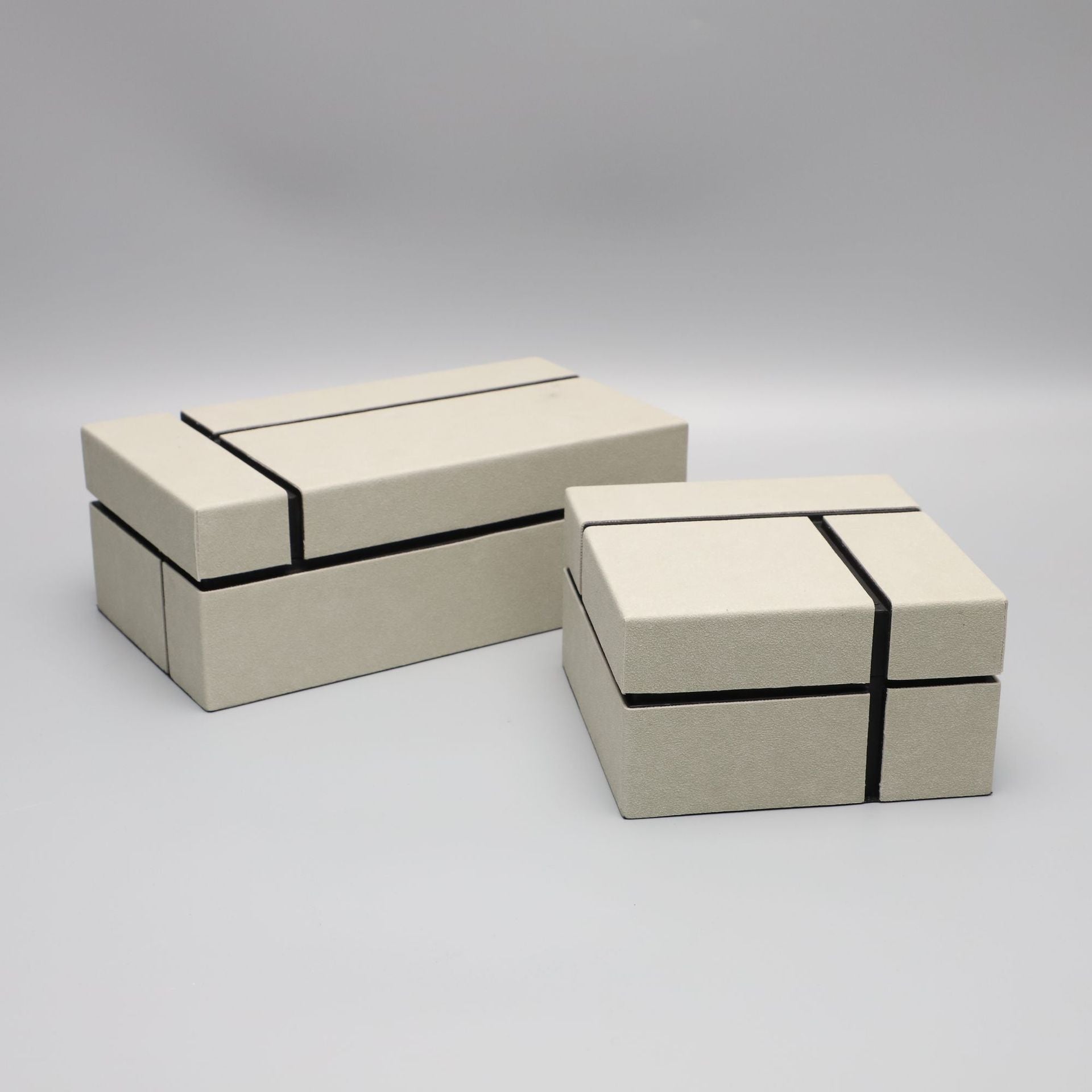 Wooden Leather Jewelry Storage Box