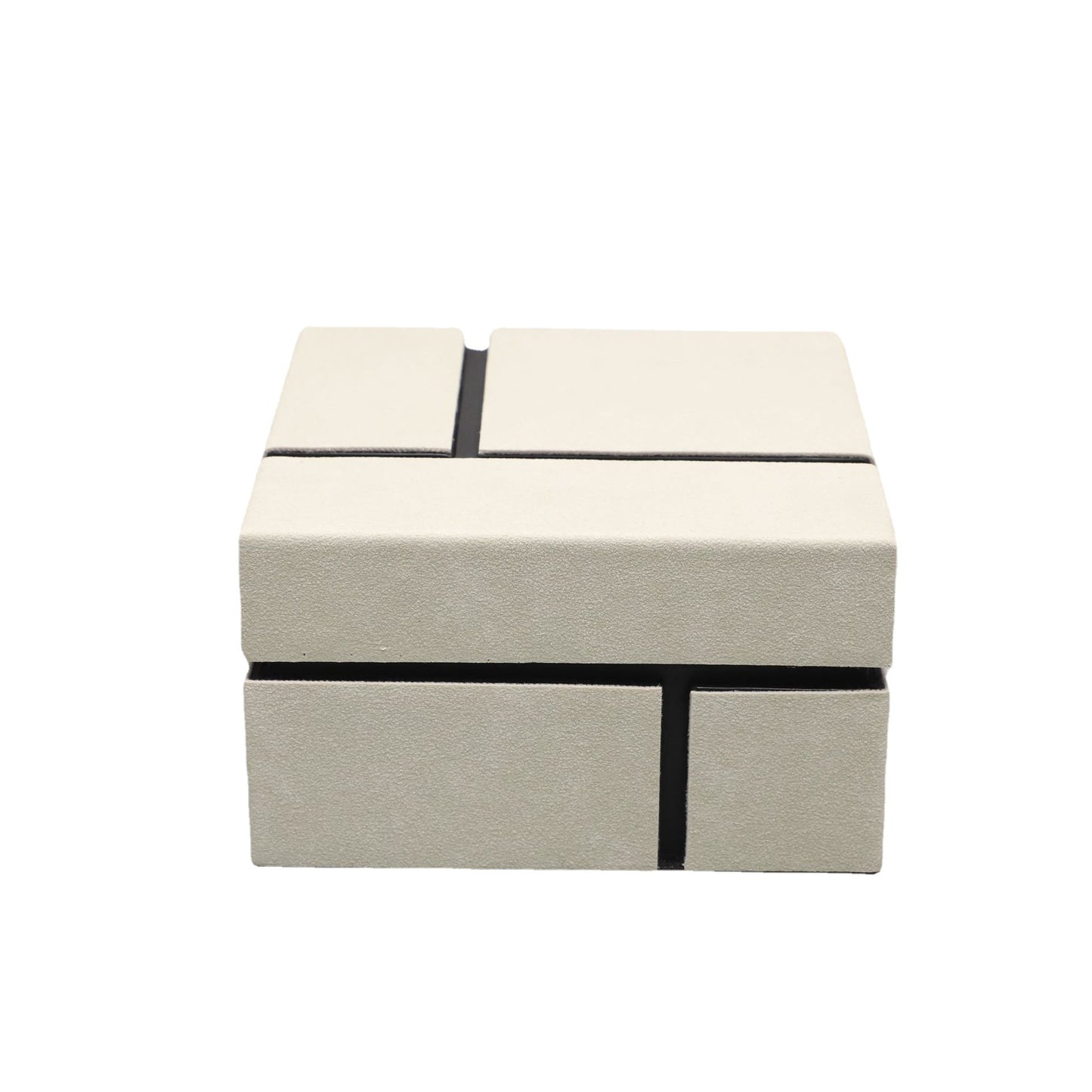 Wooden Leather Jewelry Storage Box