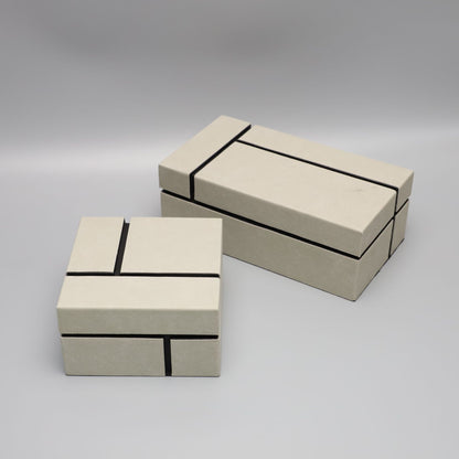 Wooden Leather Jewelry Storage Box