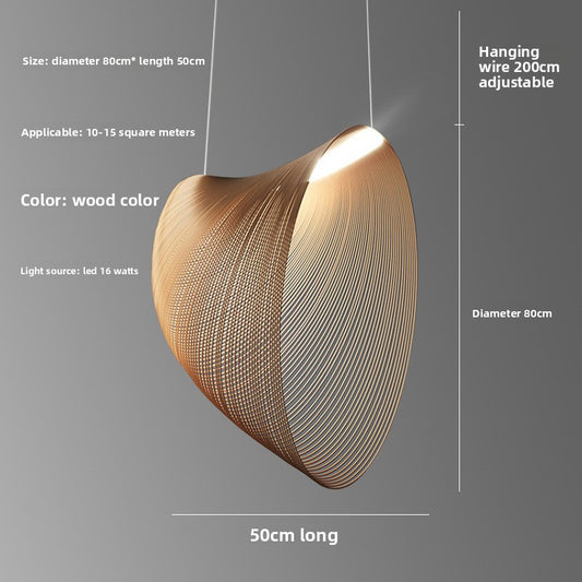 Wooden LED Chandelier