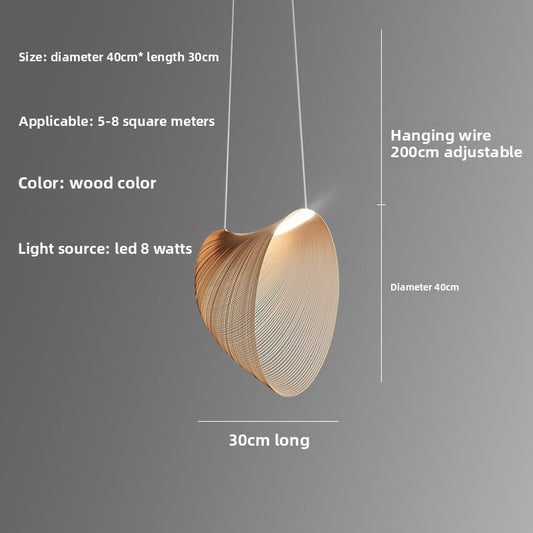 Wooden LED Chandelier