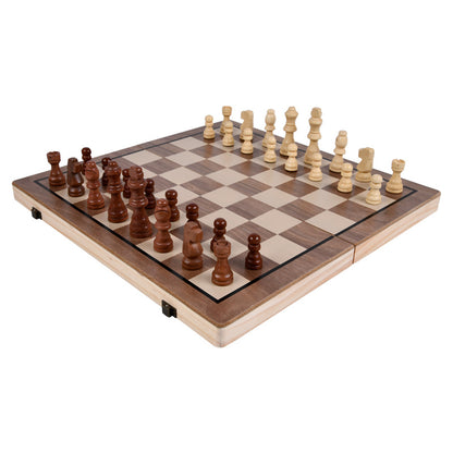 Wooden Magnetic Folding Chess Set