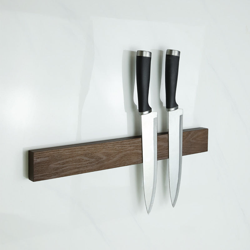 Wooden Magnetic Wall Mounted Kitchen Knife Holder