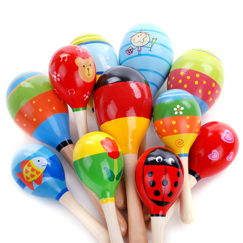wooden maracas