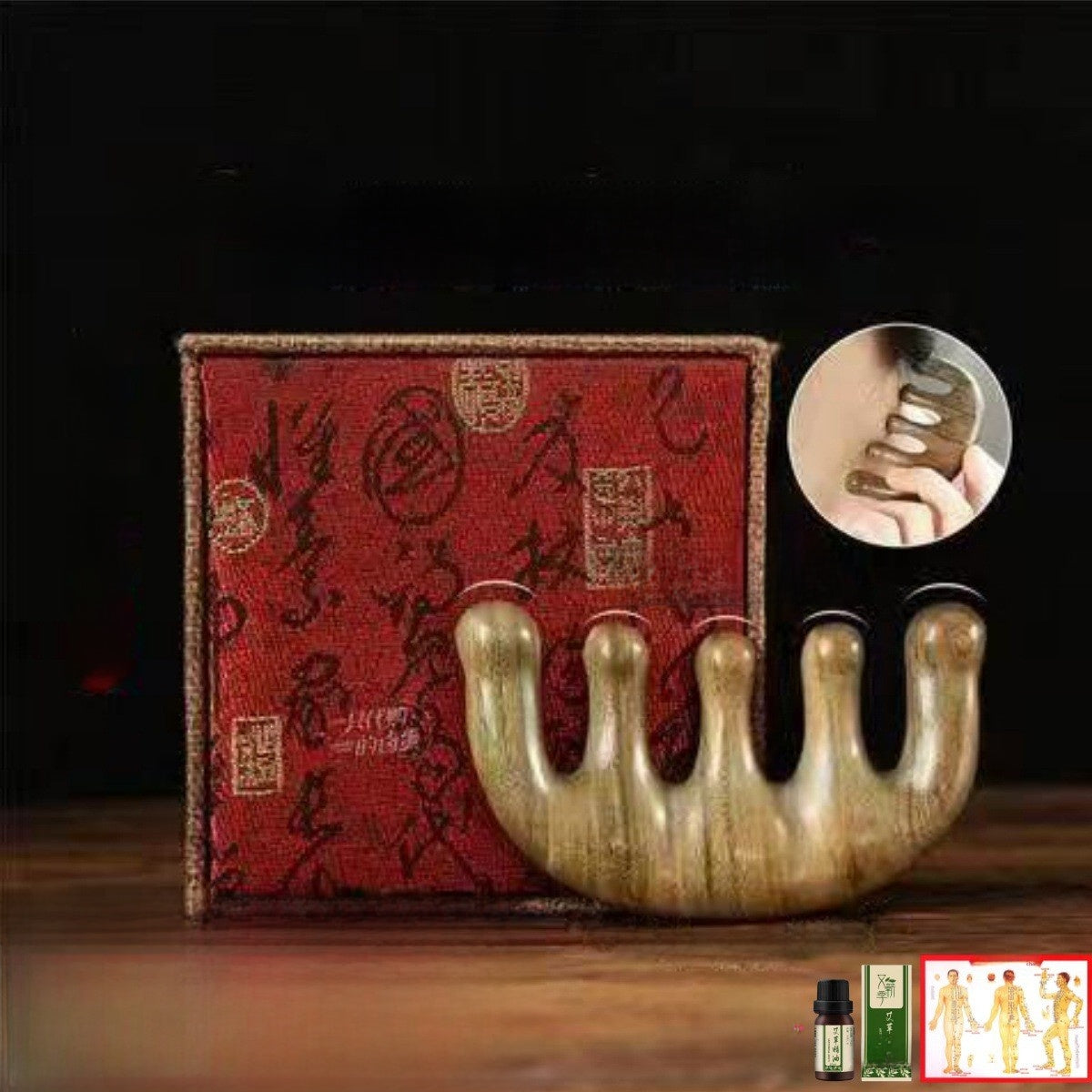 Wooden Massage Comb