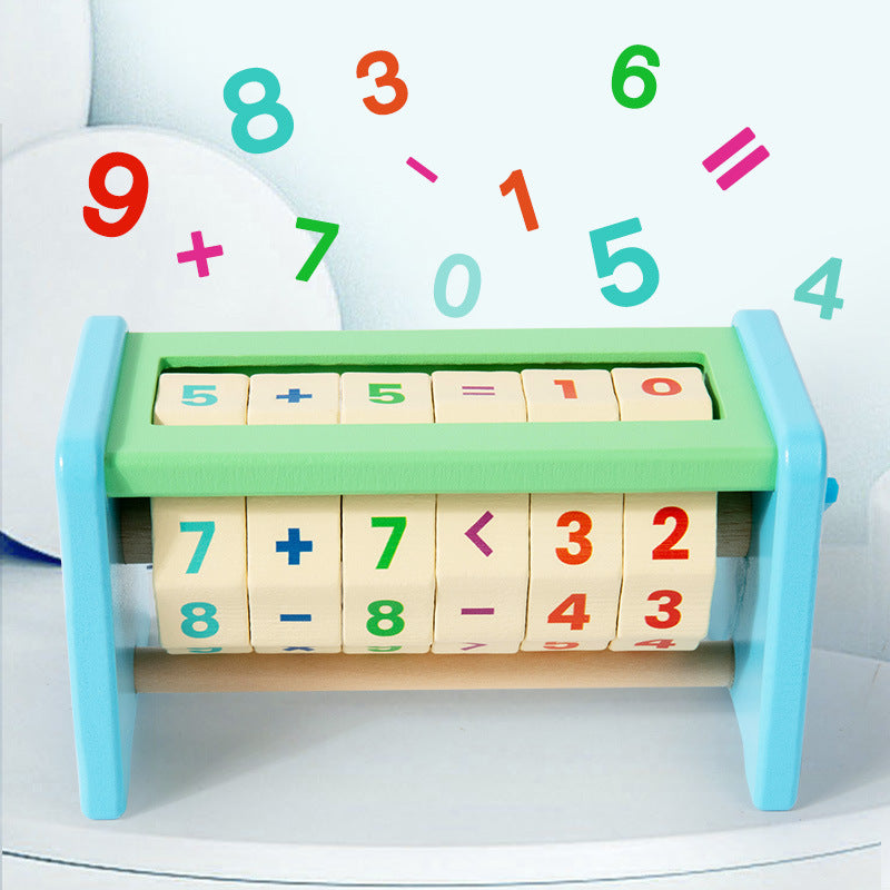 Wooden Math Cube