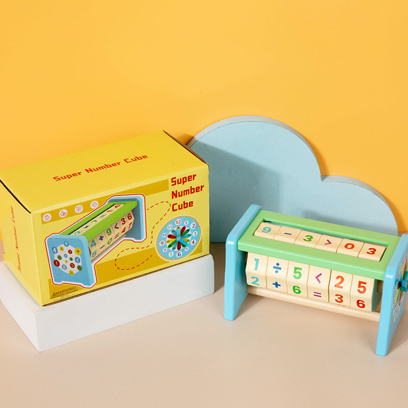 Wooden Math Cube