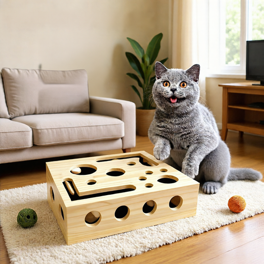 Wooden maze box