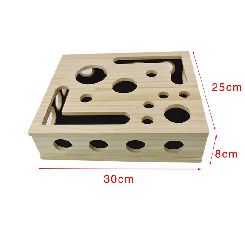 Wooden maze box