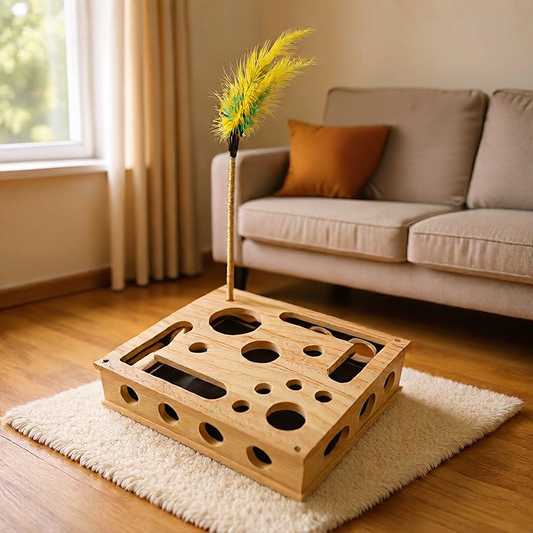 Wooden maze box