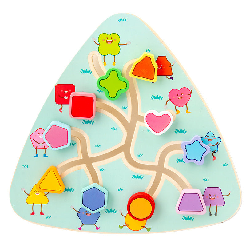 wooden maze toy