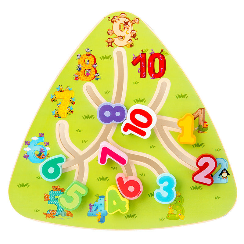 wooden maze toy