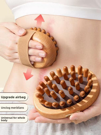 Wooden Meridian Massage Brush for Body Relaxation