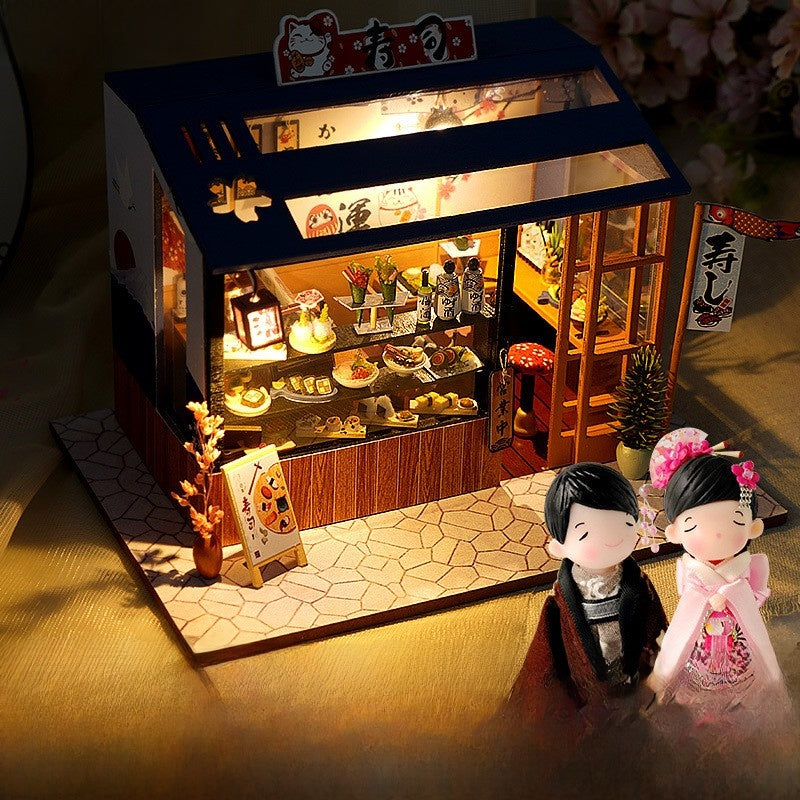 wooden miniature model