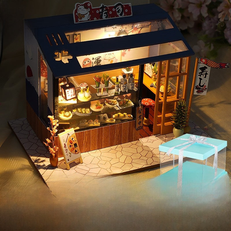 wooden miniature model