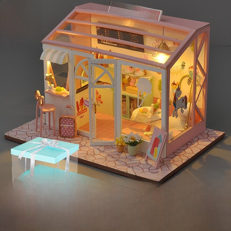 wooden miniature model