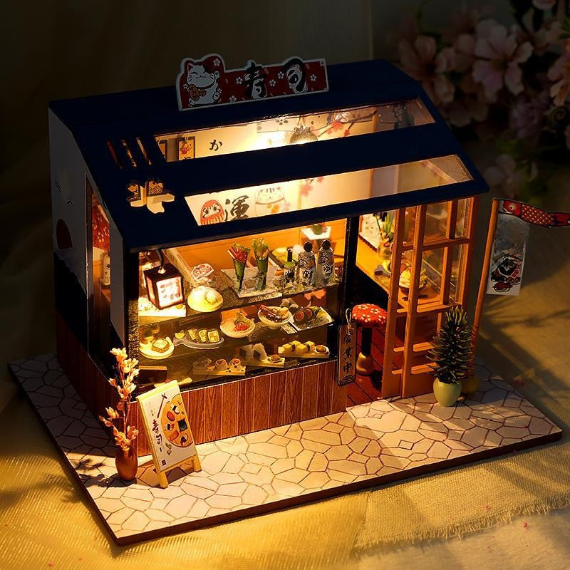 wooden miniature model