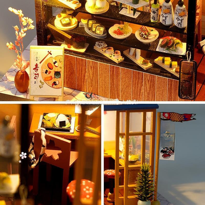 wooden miniature model