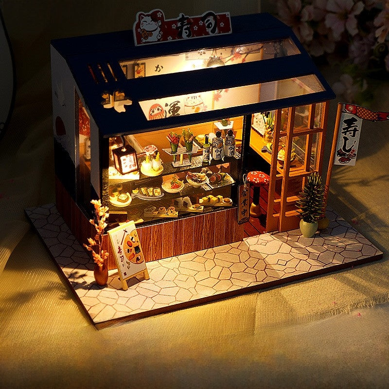 wooden miniature model