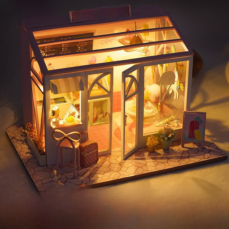 wooden miniature model