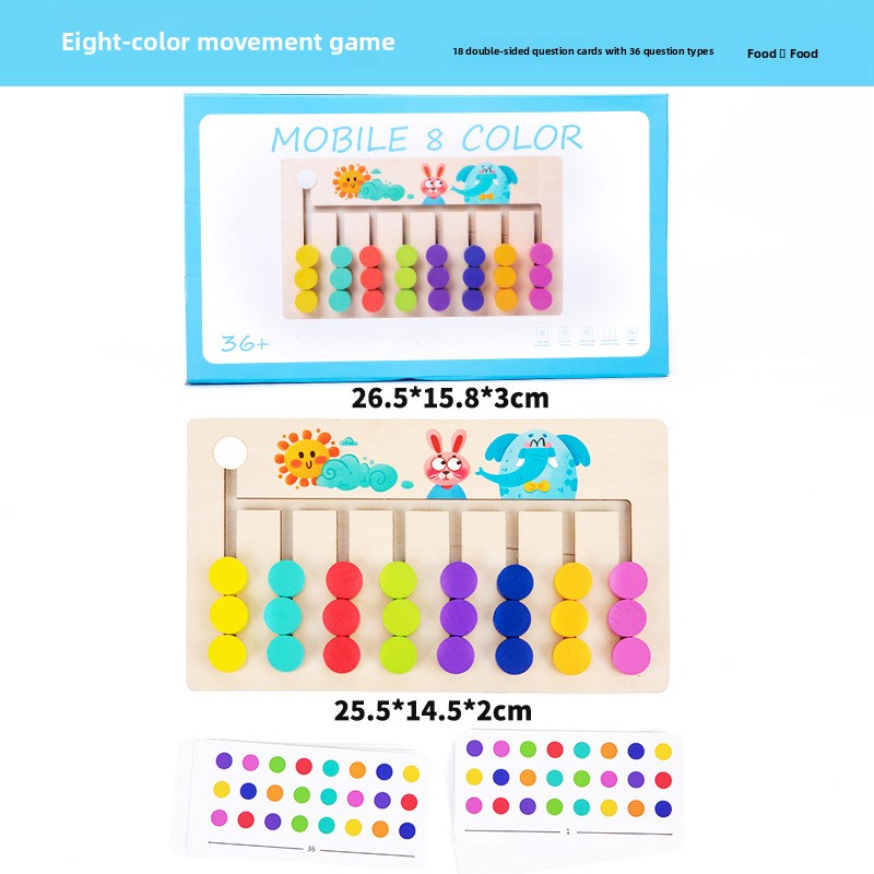 Wooden Montessori Color Matching Chess