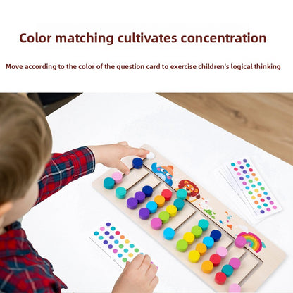 Wooden Montessori Color Matching Chess