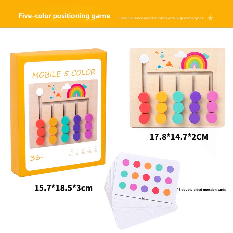 Wooden Montessori Color Matching Chess