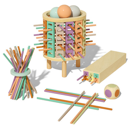 Wooden Montessori Math Game Stick Toy