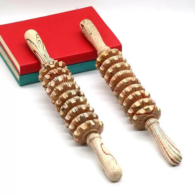 Wooden Muscle Massage Roller Stick