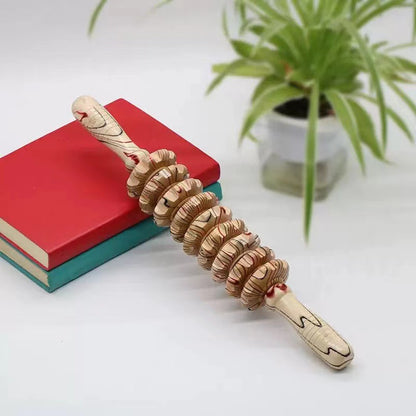 Wooden Muscle Massage Roller Stick