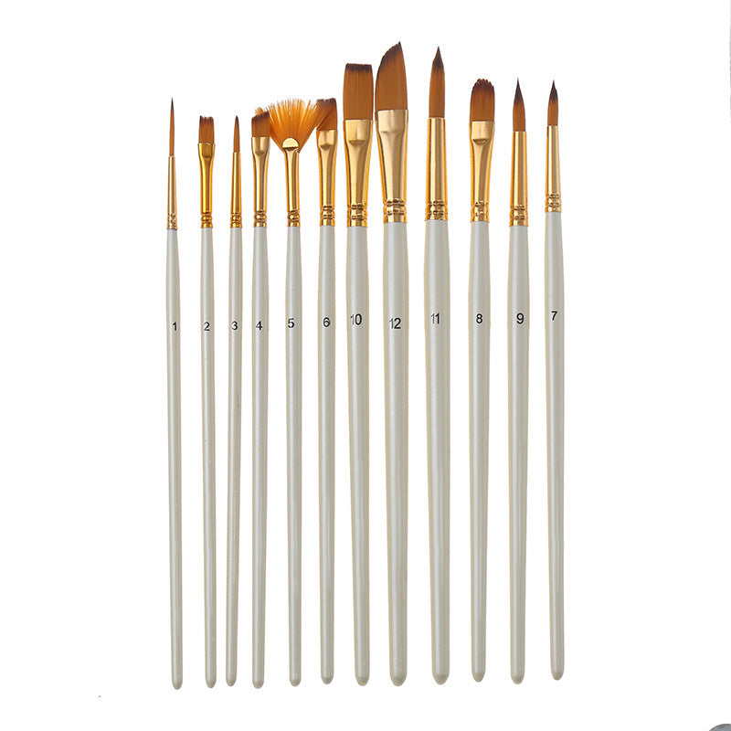 Wooden nylon brush