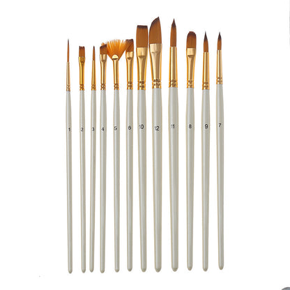 Wooden nylon brush