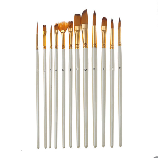 Wooden nylon brush