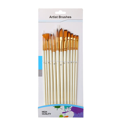Wooden nylon brush